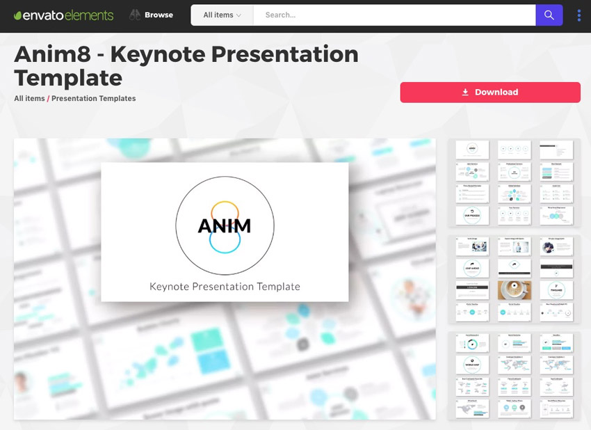 Anim8 Keynote Template
